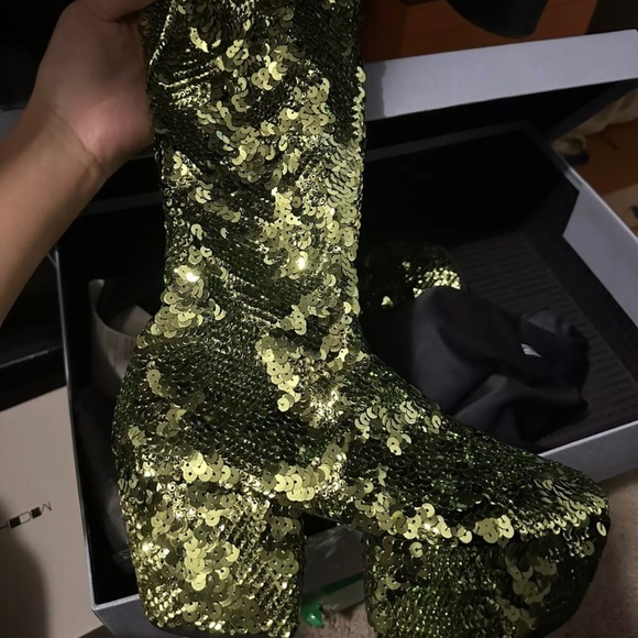 Prada sequin booties - Picture 1 of 2